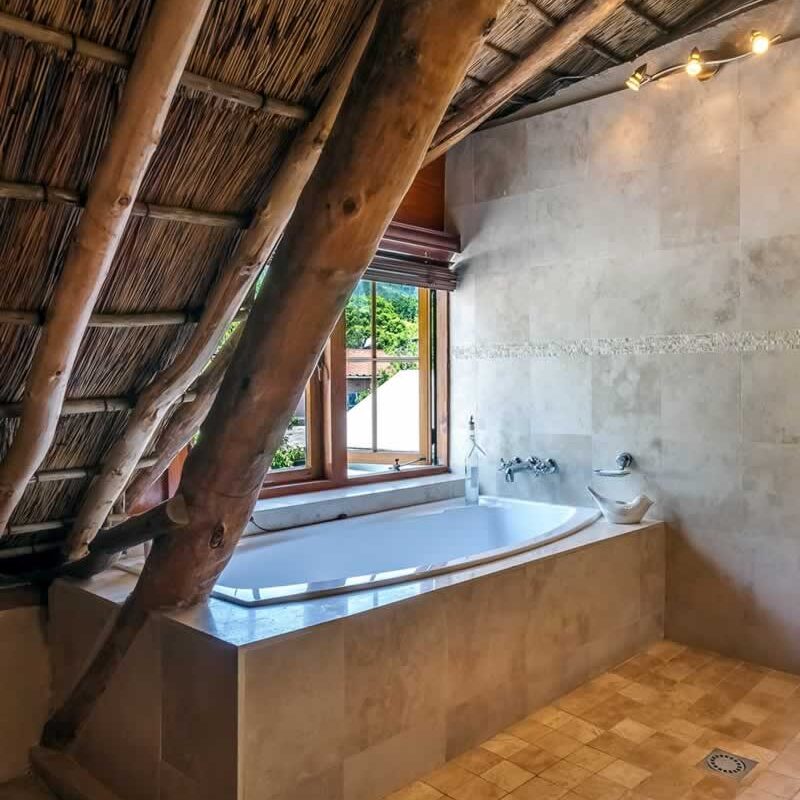 baño de una cabaña