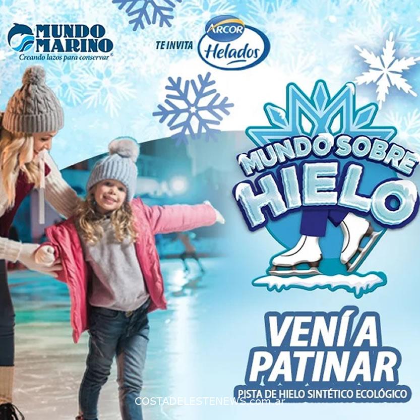 Mundo Sobre Hielo, pista de hielo en La Costa Argentina, Mundo Marino, San Clemente del Tuyú